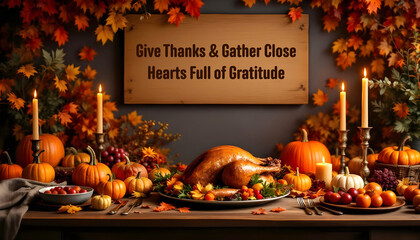 Rustic Thanksgiving Table Decor Ideas