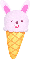 Ice cream rabbit