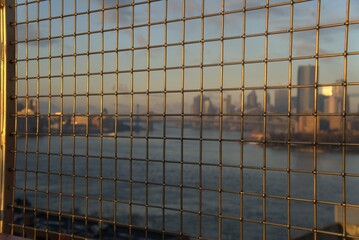 reflections in glass