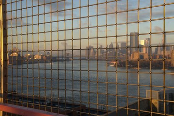 Obraz premium reflection in the building