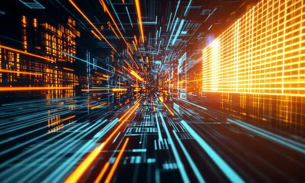 Digital Tunnel of Light
