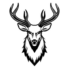 Deer Silhouette Vector Designs for Wildlife Illustrations and Logos