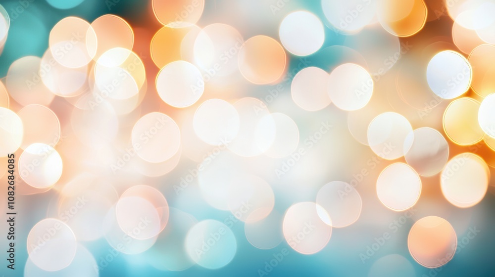 Poster warm and vibrant bokeh background with sparkling red and orange tones ideal for festive and creative