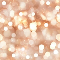 Seamless glittering gold bokeh effect creates a festive, celebratory atmosphere, perfect for holiday or special occasion designs