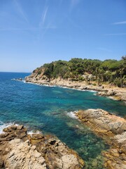 Magnifique vue sur les côtes océaniques