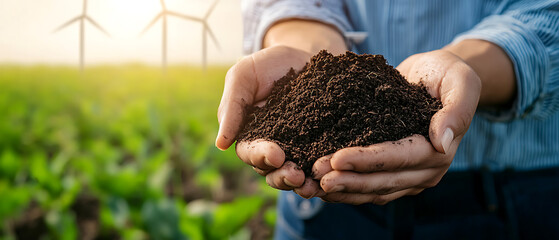 Harnessing renewable energy by nurturing soil for sustainable growth