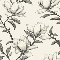 seamless pattern with flowers