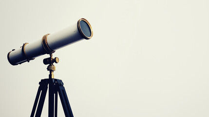 telescope isolated on a transparent or white background