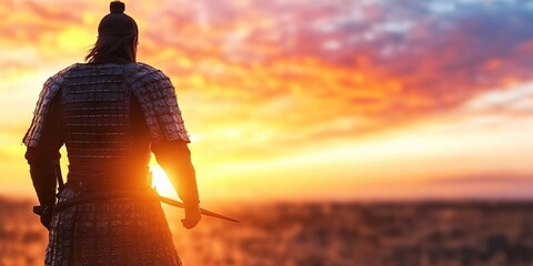 Mongolian Warrior on Horseback