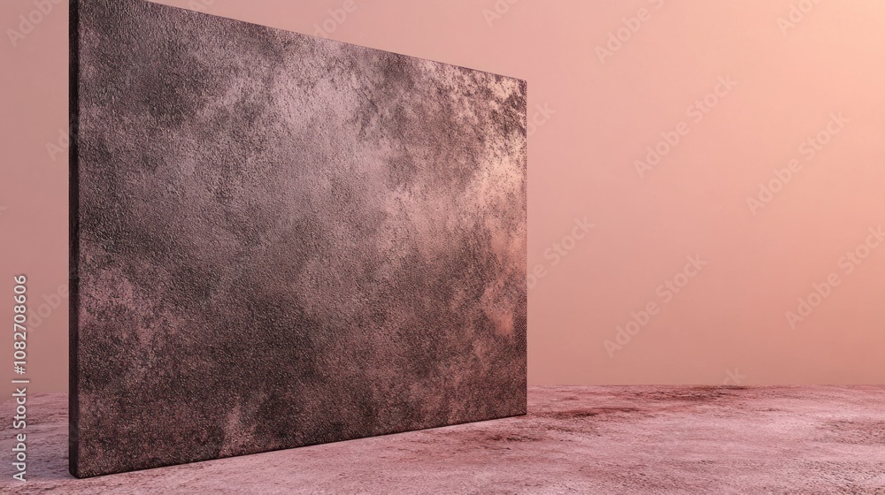 Poster Abstract textured panel against a soft gradient background.