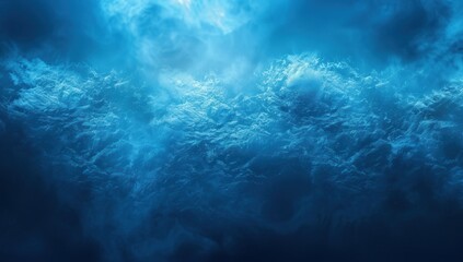 Abstract Blue Cloudscape