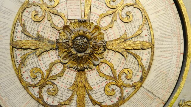 Lyon astronomical clock, Cathedrale Saint-Jean-Baptiste, Lyon, France