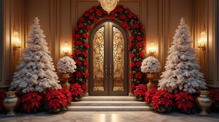 Fototapeta premium New Year's Eve and Home Decorations - Christmas Background.