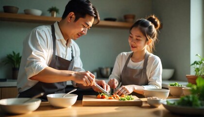 요리 배우는 즐거운 순간
Joyful Moments of Learning to Cook