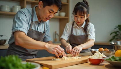 요리 배우는 즐거운 순간
Joyful Moments of Learning to Cook