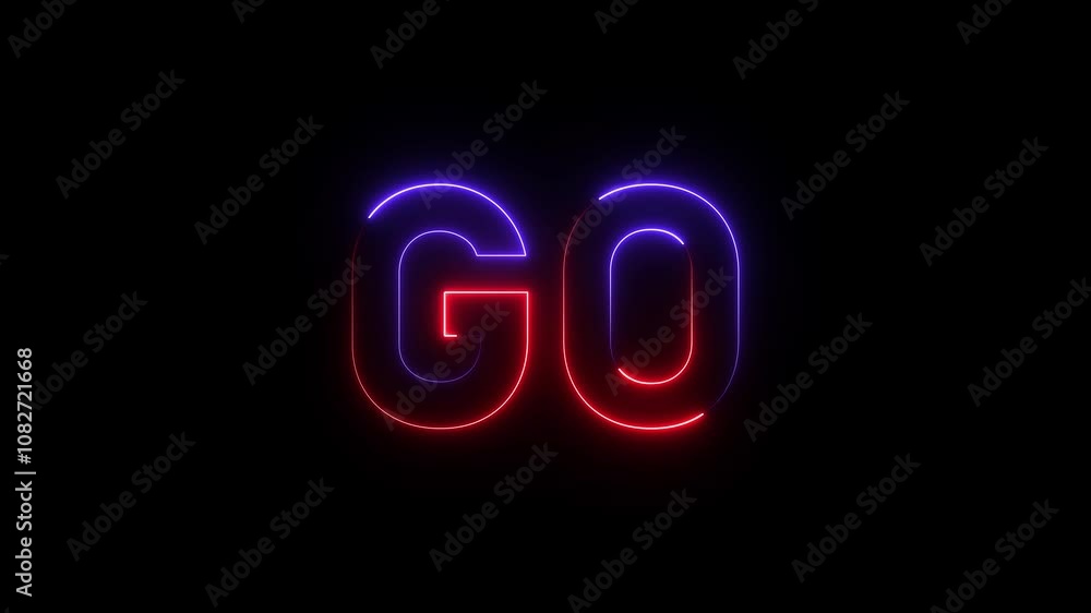 Poster glowing neon counting down 321 go gold animated countdown 321 go gold alpha looping animation for co