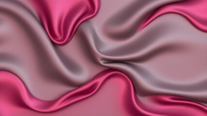 Obraz premium A sophisticated design with berry red, dusty rose, and steel gray, flowing smoothly on a matte and shiny background.