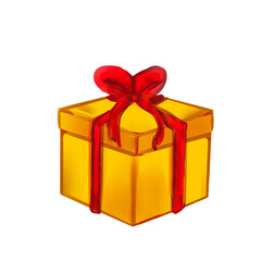 Drawing of the Gift Yellow Png