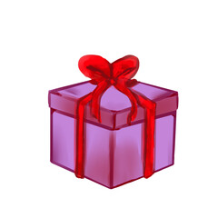 Drawing of the Gift Purple Png
