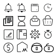collection of realtable shop icons