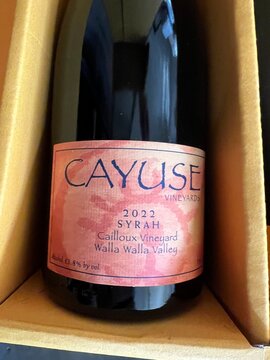 Seattle, WA, USA
November 15, 2024
Cayuse Wine
