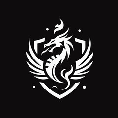 Obraz premium Fierce Animal Logo Collection Minimalist Vector Designs with Bold Colors and Dynamic Elements 