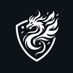 Naklejka premium Fierce Animal Logo Collection Minimalist Vector Designs with Bold Colors and Dynamic Elements 