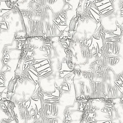 Monochrome textured seamless pattern.