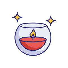 Candlelight vector icon