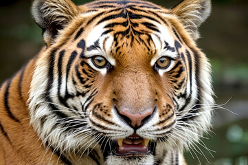 Close-up portrait of a tiger