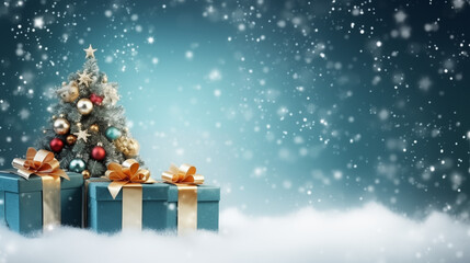 Christmas holidays greeting wallpaper