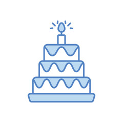Wedding Cake vector icon