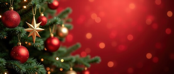 Naklejka premium Christmas Visual, New Year Visual Designs - Christmas Background.