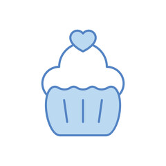 Cupcakes vector icon