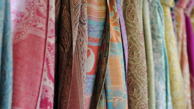 Textiles, Thursday Market, Boulevard Saint-Germain, Paris, &Icirc;le-de-France, France