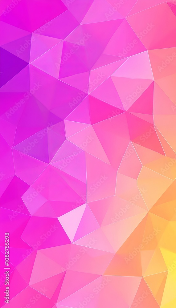 Aufkleber colorful modern low poly abstract background with geometric pattern design. modern triangle backdrop