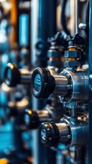 Fototapeta premium Close-up of advanced filtration membranes highlighting innovation in water purification