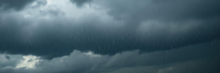 Dark storm clouds filling the sky before a heavy rain shower, weather, forecast, clouds