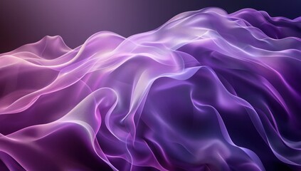 Obraz premium Abstract Purple Flowing Fabric