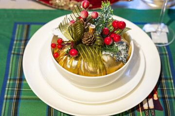 Christmas Celebrations and Decorations Background Photo, Uskudar Istanbul, Turkiye (Turkey)