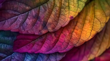 Autumn leaves up close and personal