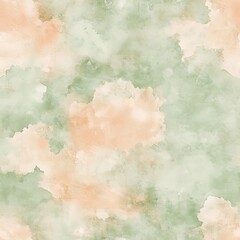 Soft Mint and Peach Abstract Background Texture