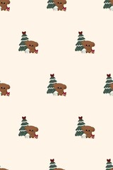 Christmas tree background 