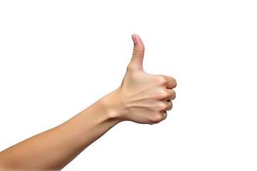 Thumbs Up Gesture for Positive Feedback