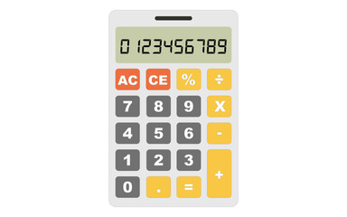 Calculator vector image, Calculator clipart, Calculator png image, Calculator illustration
