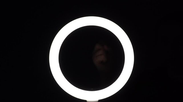 gesture package. female hands close-up make figures from fingers. finger play. Rock paper scissors game shaking