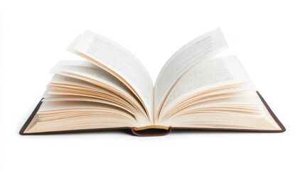 Fototapeta premium Vintage Open Book with Flipping Pages