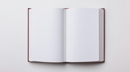 Blank Pages in Hardcover Book for Creative Ideas