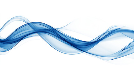 blue smoke or fog group, abstract line isolated on a transparent or white background