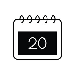 Anniversary Date vector icon